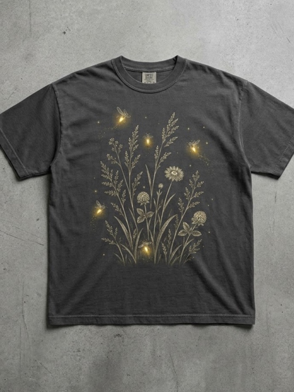 Comfort Colors Firefly Wildflower Shirt